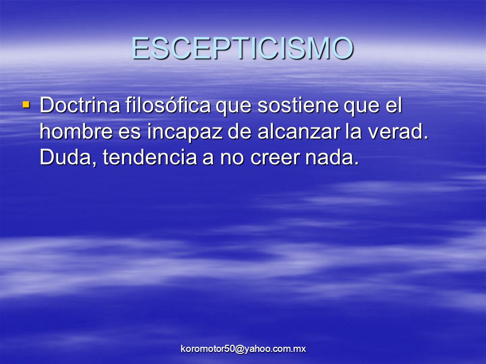 Que nada de eso te